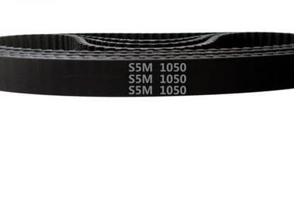 S5M rubber synchronous belt timing belt 210 teeth pitch 5mm width 10mm length 1050mm
